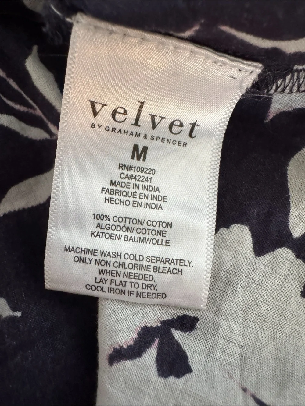 Velvet by Graham & Spencer lightweight blue